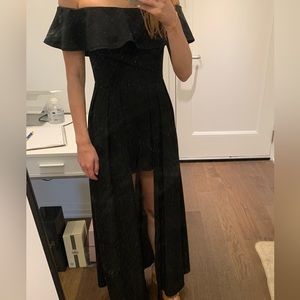Chelsea black jumpsuit dress